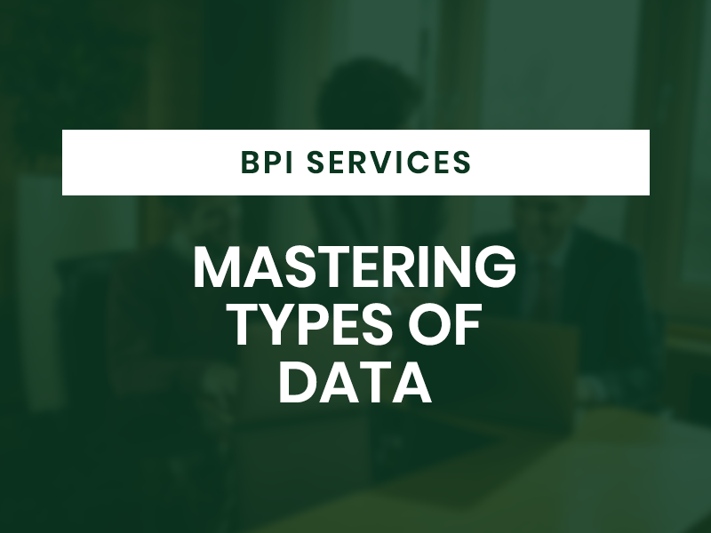 Mastering Types of Data