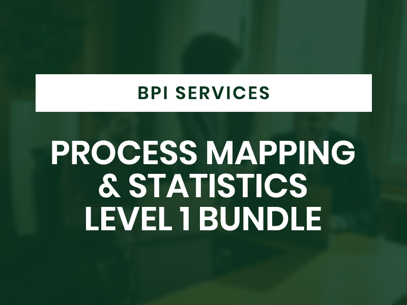 Process Mapping & Statistics Level 1 Bundle